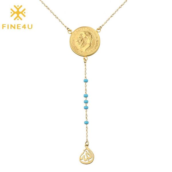 pendant necklaces fine4u n628 great britain 1935 george v gold color coin necklace 3mm blue bead rosary islamic muslims jewelry, Silver
pendant necklaces fine4u n628 great britain 1935 george v gold color coin necklace 3mm blue bead rosary islamic muslims jewelry, Silver