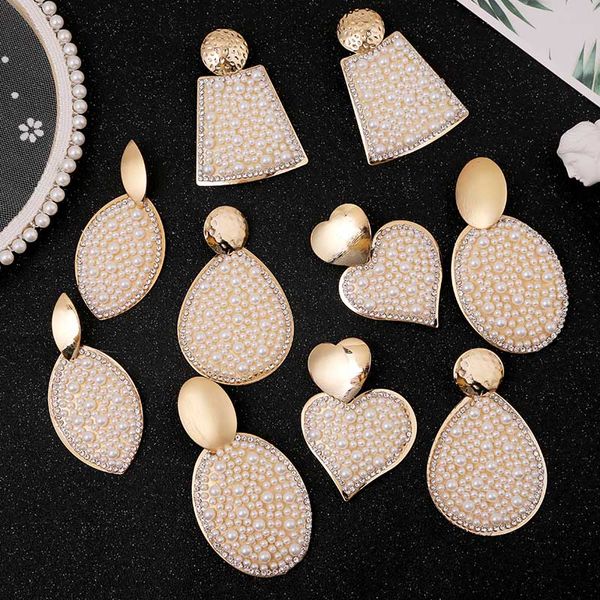 dangle & chandelier trendy gold metal square heart geometric drop earrings for women fashion pearl big earring ladies statement jewelry, Silver
dangle & chandelier trendy gold metal square heart geometric drop earrings for women fashion pearl big earring ladies statement jewelry, Silver