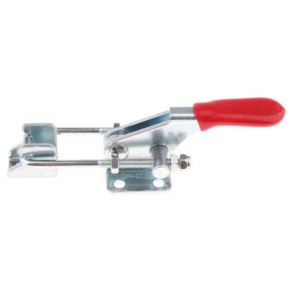 premium zinc-plated gh-40323 quick release latch action toggle clamp hand tool, 165kg holding capacity
premium zinc-plated gh-40323 quick release latch action toggle clamp hand tool, 165kg holding capacity