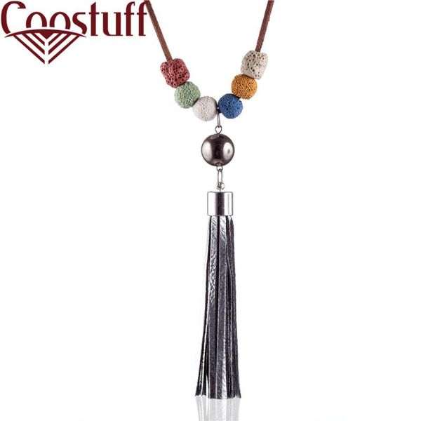 bohemia jewelry lava stone beads long necklace for women tassel necklaces & pendants nature stone suspension jewellery 2020 new, Silver
bohemia jewelry lava stone beads long necklace for women tassel necklaces & pendants nature stone suspension jewellery 2020 new, Silver