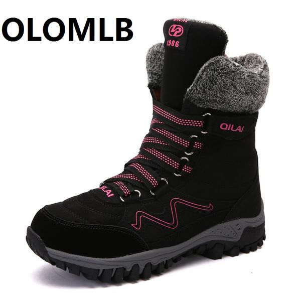 new women snow boots platform winter boots thick plush waterproof non-slip fashion women keep warm winter shoes, Black
new women snow boots platform winter boots thick plush waterproof non-slip fashion women keep warm winter shoes, Black