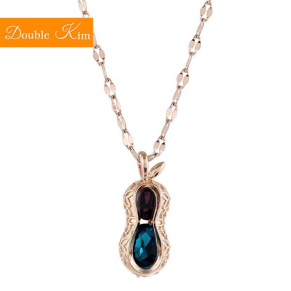 pendant necklaces crystal peanut micro zircon necklace titanium stainless steel metal rose gold chain trendy women jewelry gift, Silver
pendant necklaces crystal peanut micro zircon necklace titanium stainless steel metal rose gold chain trendy women jewelry gift, Silver