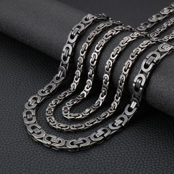 chains 6/10mm width vintage retro flat hip hop necklace viking metal punk wave chakra men jewelr black 316l stainless steel, Silver
chains 6/10mm width vintage retro flat hip hop necklace viking metal punk wave chakra men jewelr black 316l stainless steel, Silver