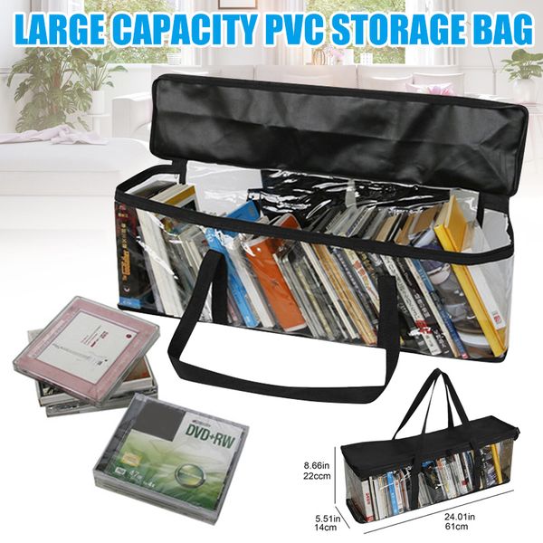 dvd storage bags 61*22*14cm sturdy carrying handles clear pvc case zipper closure s55
dvd storage bags 61*22*14cm sturdy carrying handles clear pvc case zipper closure s55