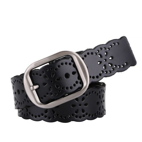 genuine leather belts for women burgundy pin buckle belt female hollow flower real leather strap ladies classic cow belt jeans, Black;brown
genuine leather belts for women burgundy pin buckle belt female hollow flower real leather strap ladies classic cow belt jeans, Black;brown