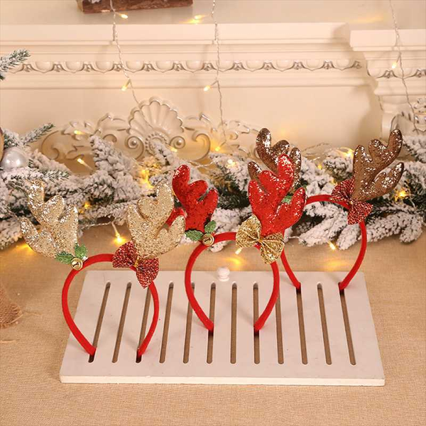1pc christmas elk antlers headbands 3colors deer headband kids headwear party p props reindeer ornaments decorations
1pc christmas elk antlers headbands 3colors deer headband kids headwear party p props reindeer ornaments decorations