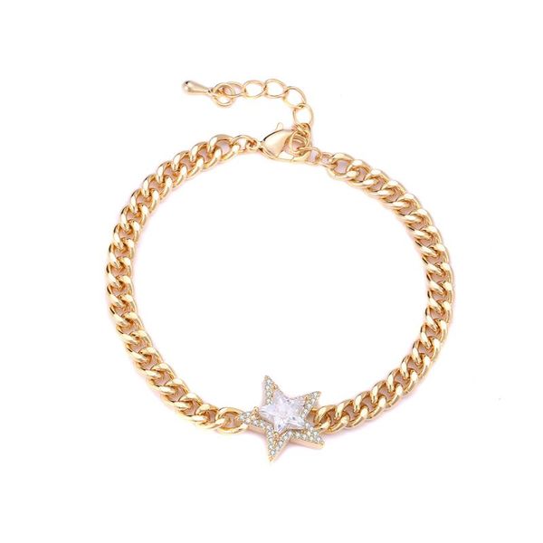 2020 new cz zircon star charm bracelets for women boho jewelry fashion bracelet party gift to friends mariage accessories, Golden;silver
2020 new cz zircon star charm bracelets for women boho jewelry fashion bracelet party gift to friends mariage accessories, Golden;silver