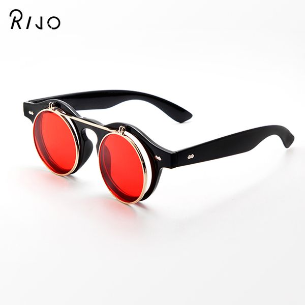 sunglasses jackjad 2021 fashion vintage round steampunk flip up classic double layer clamshell design sun glasses, White;black
sunglasses jackjad 2021 fashion vintage round steampunk flip up classic double layer clamshell design sun glasses, White;black