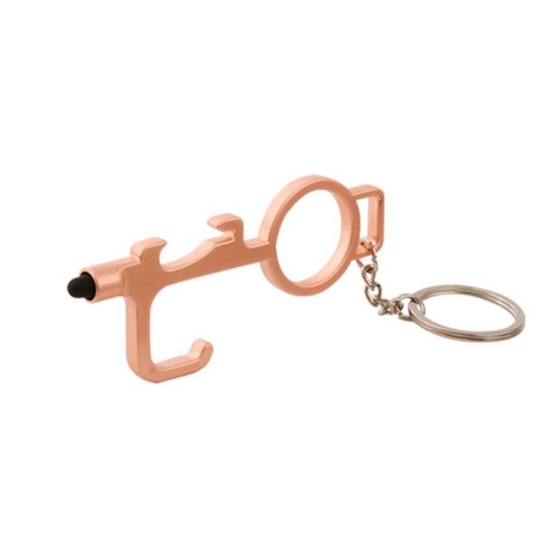 no touch open protective tool keychains anti germ press elevator phone button drawer door handle assistant safety contactless key rings 
no touch open protective tool keychains anti germ press elevator phone button drawer door handle assistant safety contactless key rings