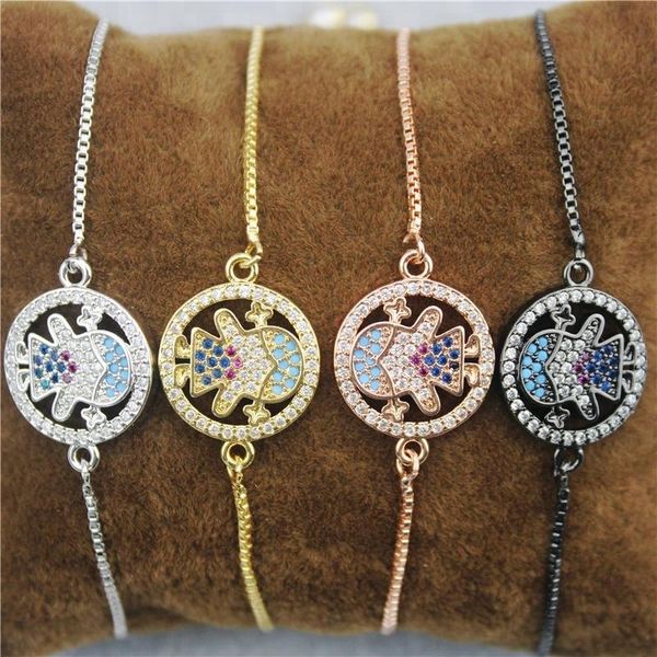 adjustable 10pcs/lot fashion cz bracelet, multi color chain delicate connector charm,jewelry, Black
adjustable 10pcs/lot fashion cz bracelet, multi color chain delicate connector charm,jewelry, Black