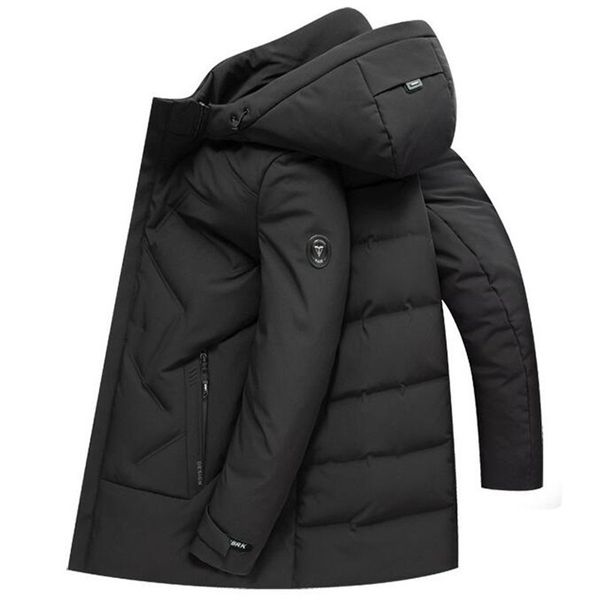 men's down & parkas winter jackets coat men windbreak duck outwear business thick warm waterproof parka, Black
men's down & parkas winter jackets coat men windbreak duck outwear business thick warm waterproof parka, Black