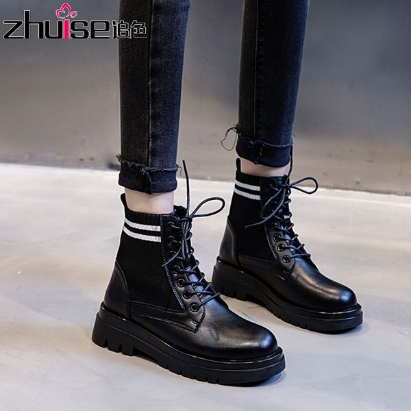 leather martin boots women 2020 new british style short boots autumn and winter in the tube retro casual fashion shoes women, Black
leather martin boots women 2020 new british style short boots autumn and winter in the tube retro casual fashion shoes women, Black