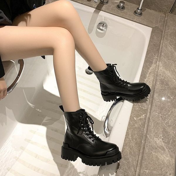 winter boots lady lace up booties ladies shoes clogs platform luxury designer boots-women round toe flat heel 2020 ankle, Black
winter boots lady lace up booties ladies shoes clogs platform luxury designer boots-women round toe flat heel 2020 ankle, Black