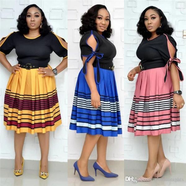 panelled womens casual dresses fashion petal sleeve hollow out bow womens pleated dresses designer stripe print females clothing, Black;gray
panelled womens casual dresses fashion petal sleeve hollow out bow womens pleated dresses designer stripe print females clothing, Black;gray