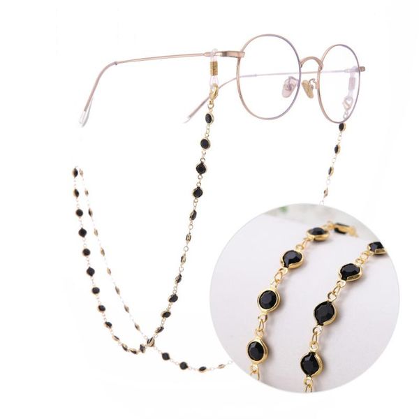 fashion black crystal beads glasses chains 78cm women men sunglasses chian eyewear accessories, Silver
fashion black crystal beads glasses chains 78cm women men sunglasses chian eyewear accessories, Silver