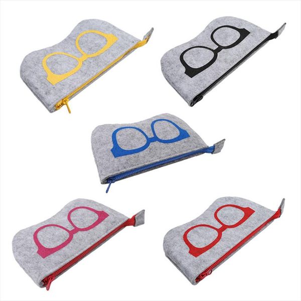 1pc felt glasses case bag sunglasses case box portatives soft zipper soleil lunettes de soleil protector sunglasses pouch
1pc felt glasses case bag sunglasses case box portatives soft zipper soleil lunettes de soleil protector sunglasses pouch