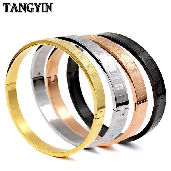 charm bracelets royal roman numerals bracelet men punk simple gold & black stainless steel style for jewelry gift, Golden;silver
charm bracelets royal roman numerals bracelet men punk simple gold & black stainless steel style for jewelry gift, Golden;silver