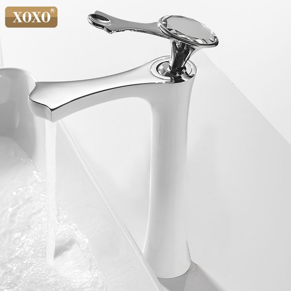 xoxo basin faucet cold and chrome white single handle single hole bathroom sink faucets deck mounted mixer tap 20085-1
xoxo basin faucet cold and chrome white single handle single hole bathroom sink faucets deck mounted mixer tap 20085-1