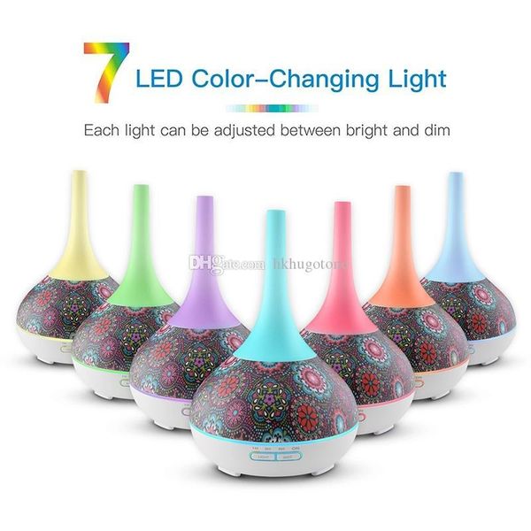 300ml led 7 colors essential oil aroma diffuser household portable ultrasonic humidifier air purifier freshener home decoration night light
300ml led 7 colors essential oil aroma diffuser household portable ultrasonic humidifier air purifier freshener home decoration night light