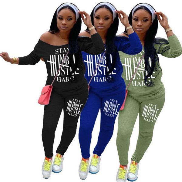 printed women tracksuit letters long sleeve one shoulder neck slim two pieces sets casual pullover long pants 2pcs suits, Gray
printed women tracksuit letters long sleeve one shoulder neck slim two pieces sets casual pullover long pants 2pcs suits, Gray