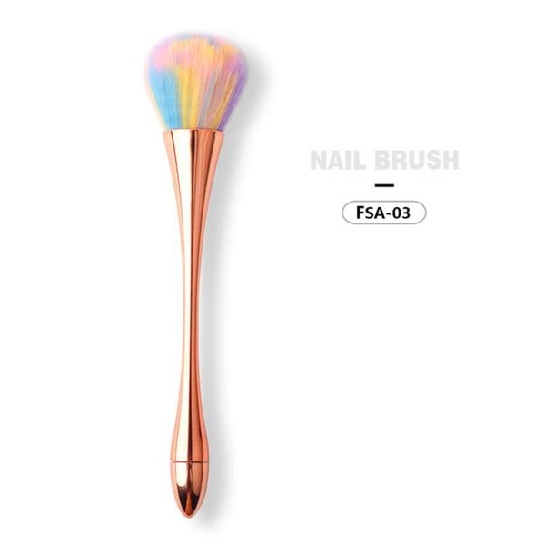 nail art clean brush new color soft uv gel head single dust cleaner rainbow powder remover brush w/ gift, Yellow
nail art clean brush new color soft uv gel head single dust cleaner rainbow powder remover brush w/ gift, Yellow
