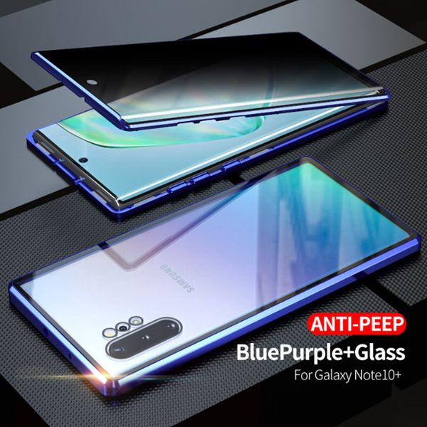 for samsung note10 anti-peeping magneto phone case s9+ double-sided glass magnetic suction s20 ultra anti-peep protection
for samsung note10 anti-peeping magneto phone case s9+ double-sided glass magnetic suction s20 ultra anti-peep protection