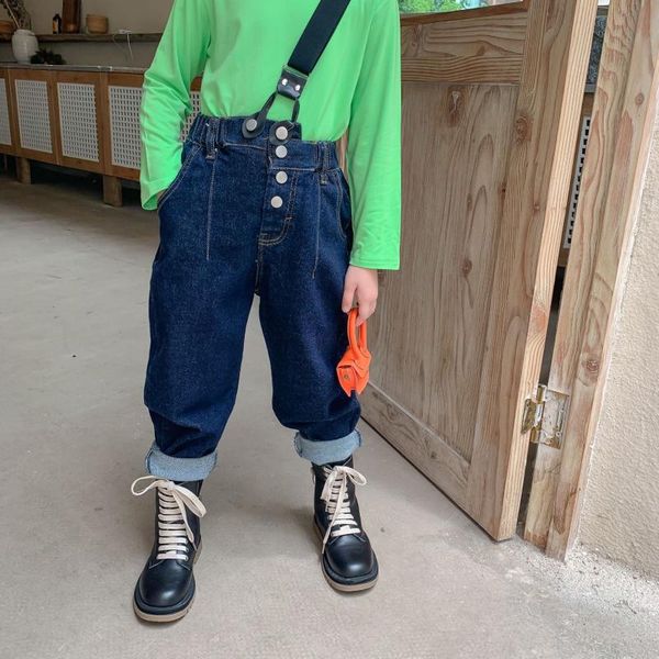 2-7 years jeans 2020 autumn toddler boys and grils casual denim pants overalls spring children kid korean design trousers, Blue
2-7 years jeans 2020 autumn toddler boys and grils casual denim pants overalls spring children kid korean design trousers, Blue