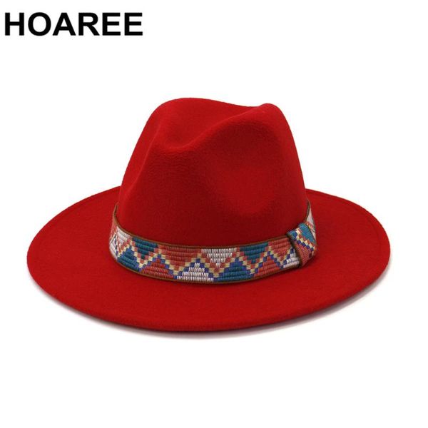hoaree red women wool vintage trilby felt fedora hat wide brim elegant lady winter autumn jazz caps chapeau sombrero, Blue;gray
hoaree red women wool vintage trilby felt fedora hat wide brim elegant lady winter autumn jazz caps chapeau sombrero, Blue;gray
