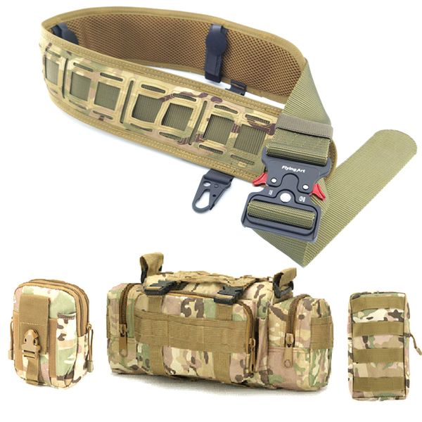 waist support molle tactical belt war game battle nylon girdle adjustable training cs combat hunting bag carrier, Black;gray
waist support molle tactical belt war game battle nylon girdle adjustable training cs combat hunting bag carrier, Black;gray