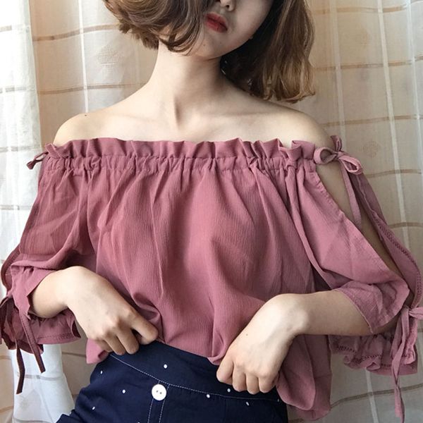womens and blouses 2020 blusas femininas shirts for women black chiffon short bow solid slash neck lantern sleeve, White
womens and blouses 2020 blusas femininas shirts for women black chiffon short bow solid slash neck lantern sleeve, White