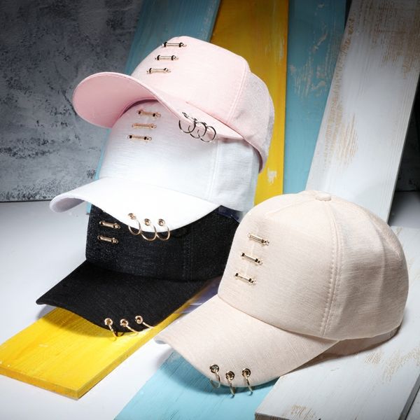 мода бейсболка с кольцами для женщин и мужчины повседневного solid color spring summer cap hip hop hat casquette, Blue;gray 
мода бейсболка с кольцами для женщин и мужчины повседневного solid color spring summer cap hip hop hat casquette, Blue;gray