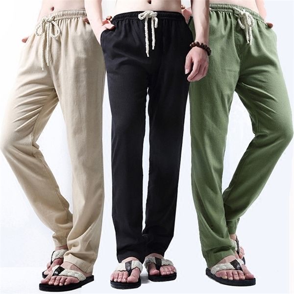 2020 men casual pants cotton linen elastic waist solid vintage joggers loose straight trousers men's workout streetwear 4xl, Black
2020 men casual pants cotton linen elastic waist solid vintage joggers loose straight trousers men's workout streetwear 4xl, Black