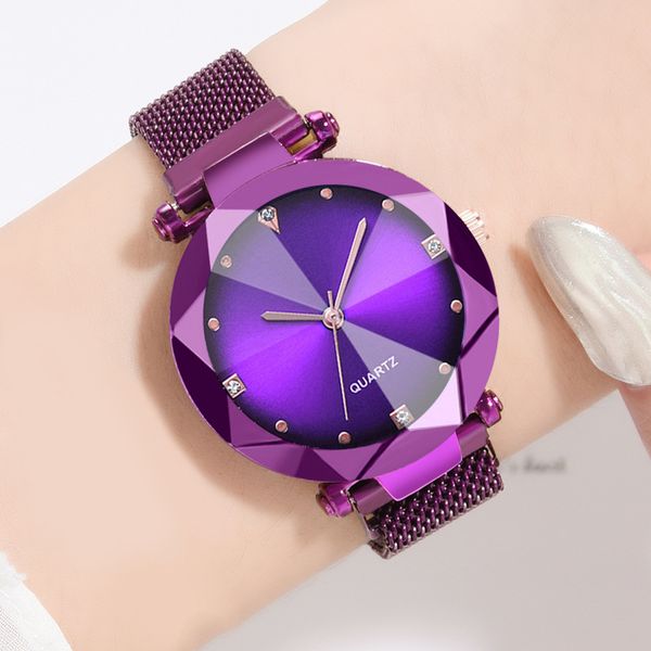 women watch new fashion women mesh magnet buckle starry sky watch casual luxury ladies geometric surface quartz watches, Slivery;brown
women watch new fashion women mesh magnet buckle starry sky watch casual luxury ladies geometric surface quartz watches, Slivery;brown