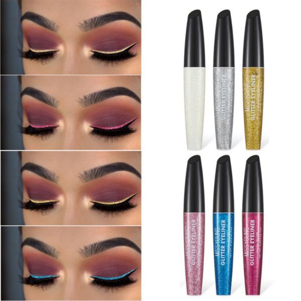 sequin eyeliner liquid waterproof smudge-proof long-lasting colorfast glitter liquid eyeliner makeup cosmetics
sequin eyeliner liquid waterproof smudge-proof long-lasting colorfast glitter liquid eyeliner makeup cosmetics