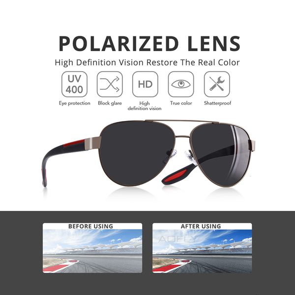 aofly fashion polarized pilot sunglasses men women brand designer driving aviation sun glasses for men/wome vintage shades gafas ljhk, White;black
aofly fashion polarized pilot sunglasses men women brand designer driving aviation sun glasses for men/wome vintage shades gafas ljhk, White;black