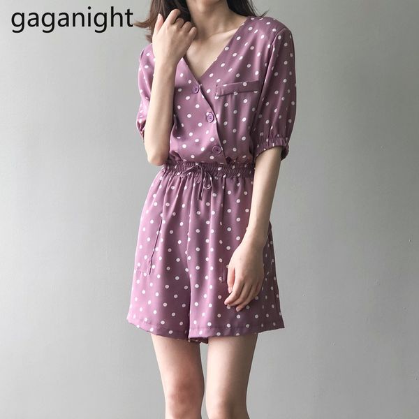 women's jumpsuits & rompers gaganight polka dot women jumpsuit fashion summer bodysuit chiffon thin korean chic slim office lady playsu, Black;white
women's jumpsuits & rompers gaganight polka dot women jumpsuit fashion summer bodysuit chiffon thin korean chic slim office lady playsu, Black;white