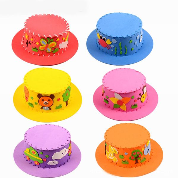 party hats eva kid puzzle handmade cut hat children's day diy material package creative paste individuality kids gift patry
party hats eva kid puzzle handmade cut hat children's day diy material package creative paste individuality kids gift patry