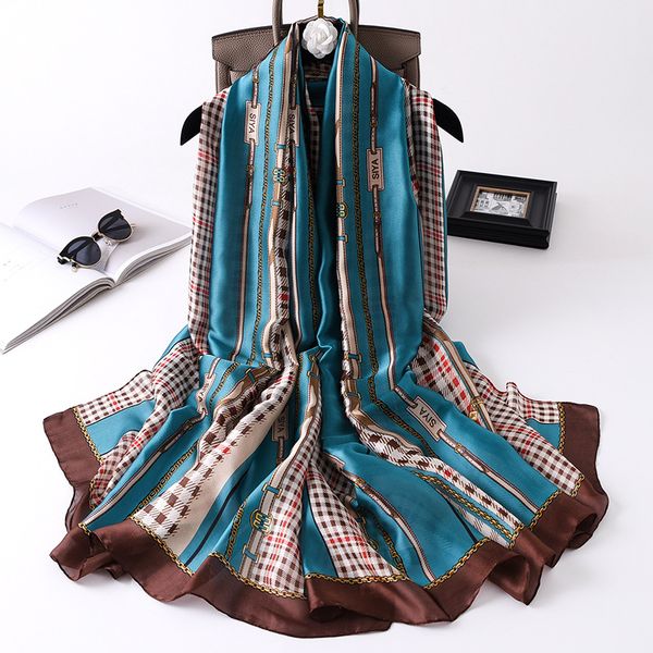 scarves 2021 autumn china fashion silk luxury holiday scarf beach soft headcloth women's summer thin sunscreen print shawl, Blue;gray
scarves 2021 autumn china fashion silk luxury holiday scarf beach soft headcloth women's summer thin sunscreen print shawl, Blue;gray