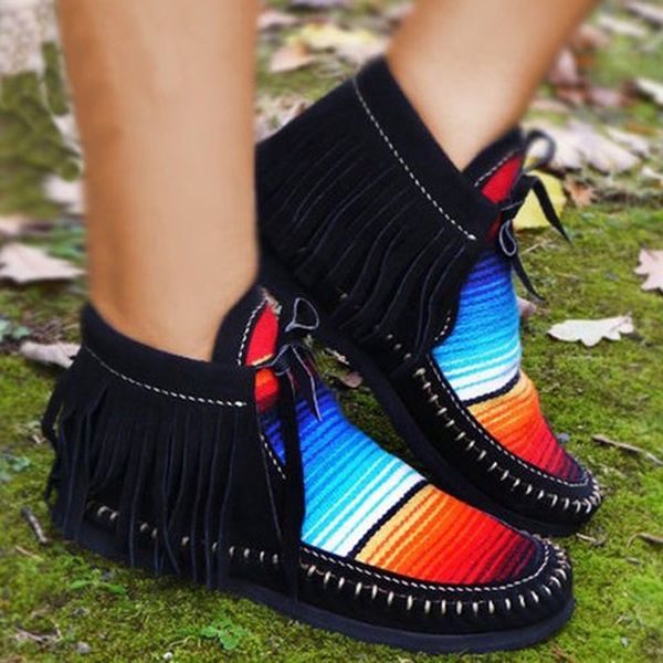 boots ankle women's tassel lace up boots autumn female shoes rainbow color ladies 2020 casual sewing comfortable woman footwear, Black
boots ankle women's tassel lace up boots autumn female shoes rainbow color ladies 2020 casual sewing comfortable woman footwear, Black