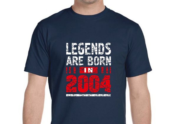 custom tshirt man casual legends are born in 2004 t-shirt for men formal cotton tee shirt humour summer plus size quality
custom tshirt man casual legends are born in 2004 t-shirt for men formal cotton tee shirt humour summer plus size quality