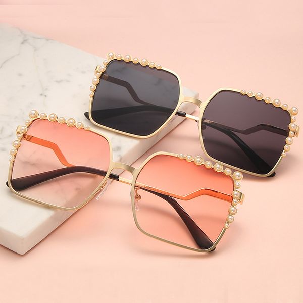 oversized white pearl sunglasses women alloy vintage square sun glasses female unique gradient mirror shades pink, White;black
oversized white pearl sunglasses women alloy vintage square sun glasses female unique gradient mirror shades pink, White;black