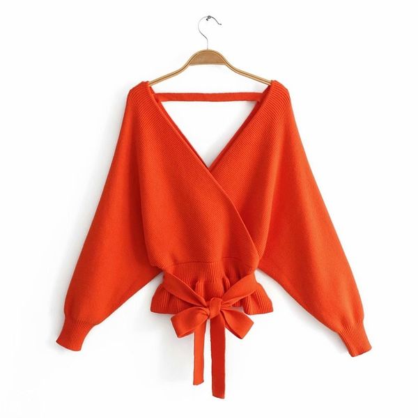 women backless solid jumper sweater korean fashion long sleeve v neck pullovers female js103, White;black
women backless solid jumper sweater korean fashion long sleeve v neck pullovers female js103, White;black