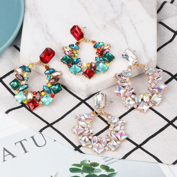 2020 fashion colorful crystal beads dangle earrings for women charm large pendant hanging earrings wedding bridal party jewelry, Silver
2020 fashion colorful crystal beads dangle earrings for women charm large pendant hanging earrings wedding bridal party jewelry, Silver