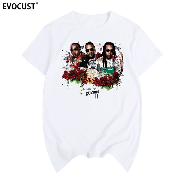 migos walk it talk it culture two offset quavo drake hip hop rap trap t-shirt cotton men t shirt new tee tshirt womens
migos walk it talk it culture two offset quavo drake hip hop rap trap t-shirt cotton men t shirt new tee tshirt womens