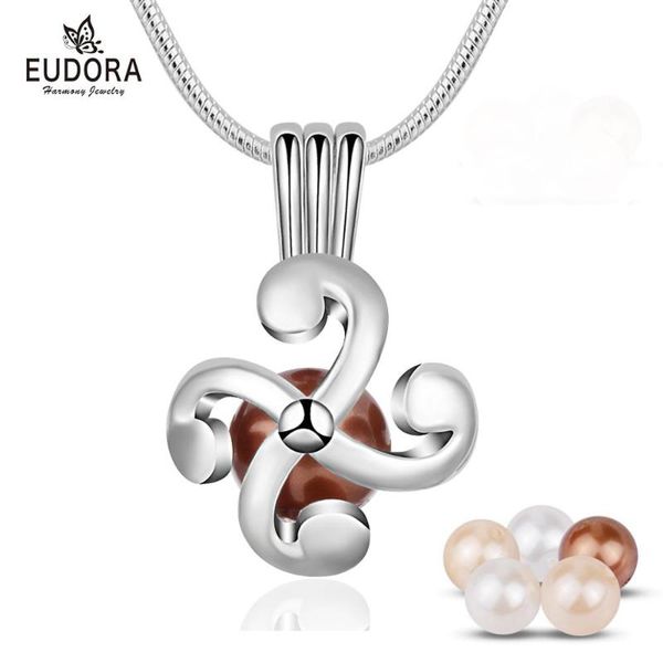 eudora 8mm flower box hollowed cage wish pearl pendant charm fine jewelry pearls necklace for women wedding party gift k290n08, Silver
eudora 8mm flower box hollowed cage wish pearl pendant charm fine jewelry pearls necklace for women wedding party gift k290n08, Silver