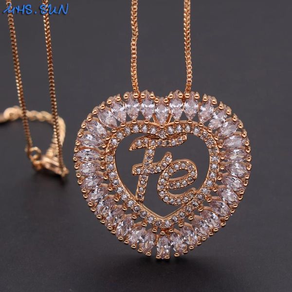 pendant necklaces mhs.sun luxury zircon fe faith for women gold/silver color crystal heart necklace chain choker jewelry 1pc
pendant necklaces mhs.sun luxury zircon fe faith for women gold/silver color crystal heart necklace chain choker jewelry 1pc