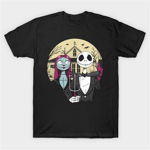 american gothic halloween nightmare before christmas jack sally black t-shirt superior quality tee shirt
american gothic halloween nightmare before christmas jack sally black t-shirt superior quality tee shirt