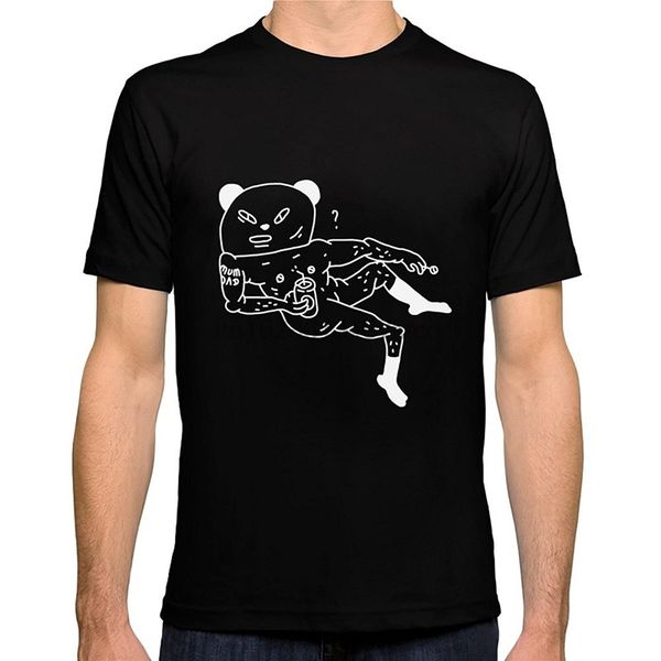graphic t shirts crew neck 100% cotton short sleeve c h i l l mens tee