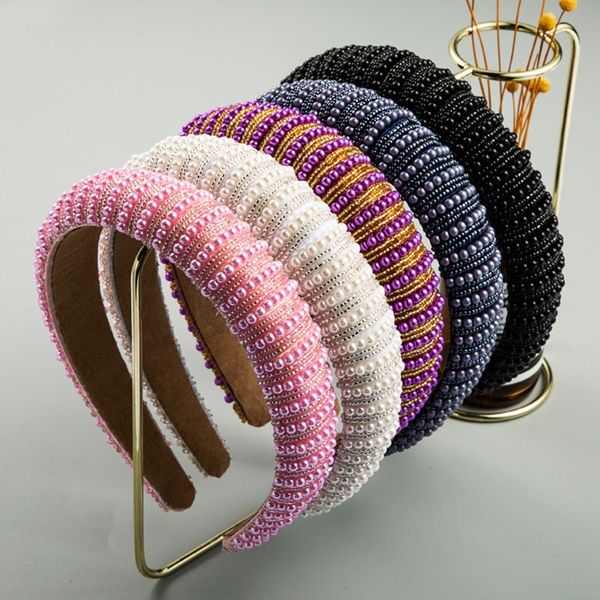 hair accessories european luxury full jewelry headband women thin sponge padded wide bandana handmade faux pearl beaded glitter banquet hoop
hair accessories european luxury full jewelry headband women thin sponge padded wide bandana handmade faux pearl beaded glitter banquet hoop