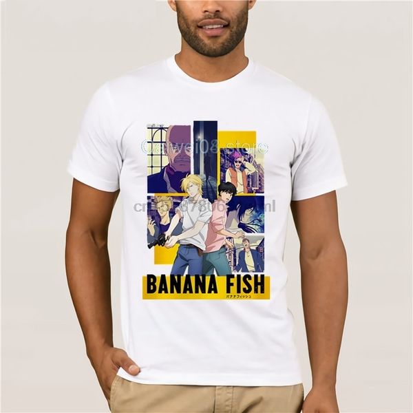anime banana fish women men cartoon t shirts short sleeves mens casual t shirts short tees